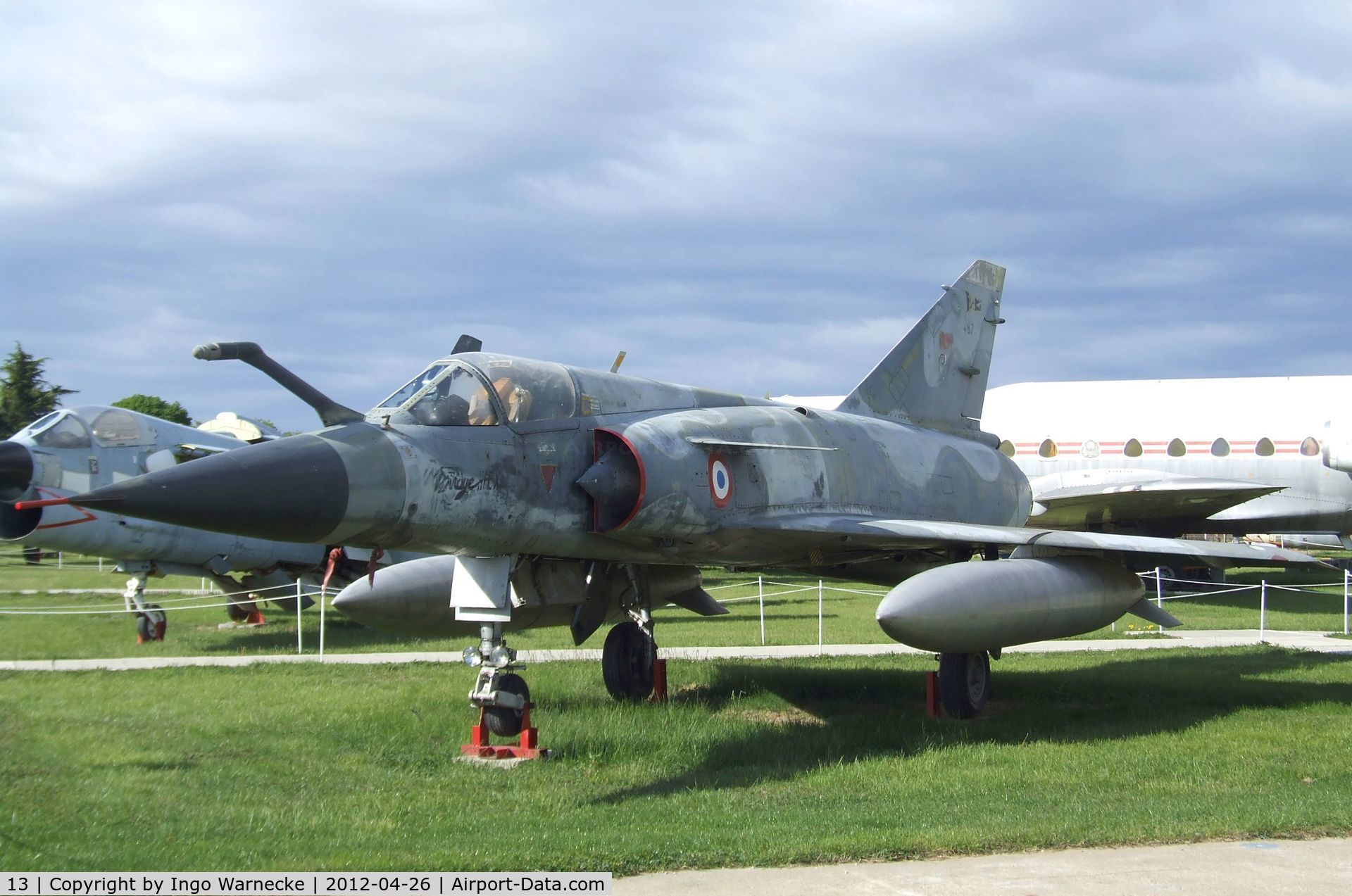 13, Dassault Mirage IIIEX C/N 467, Dassault Mirage III EX at the Musée Européen de l'Aviation de Chasse, Montelimar Ancone airfield