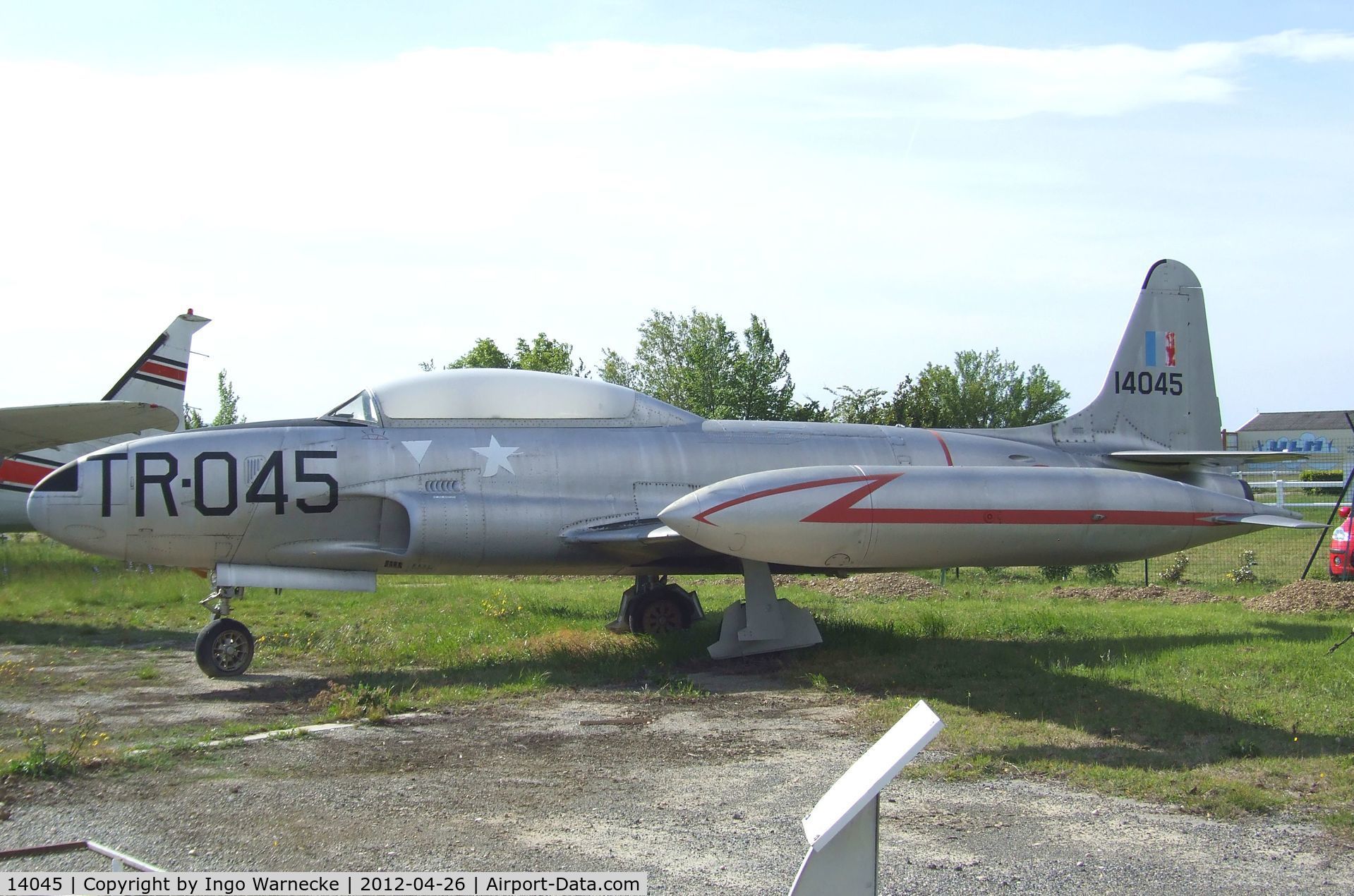 14045, 1951 Lockheed T-33A Shooting Star C/N 580-5339, Lockheed T-33A at the Musée Européen de l'Aviation de Chasse, Montelimar Ancone airfield