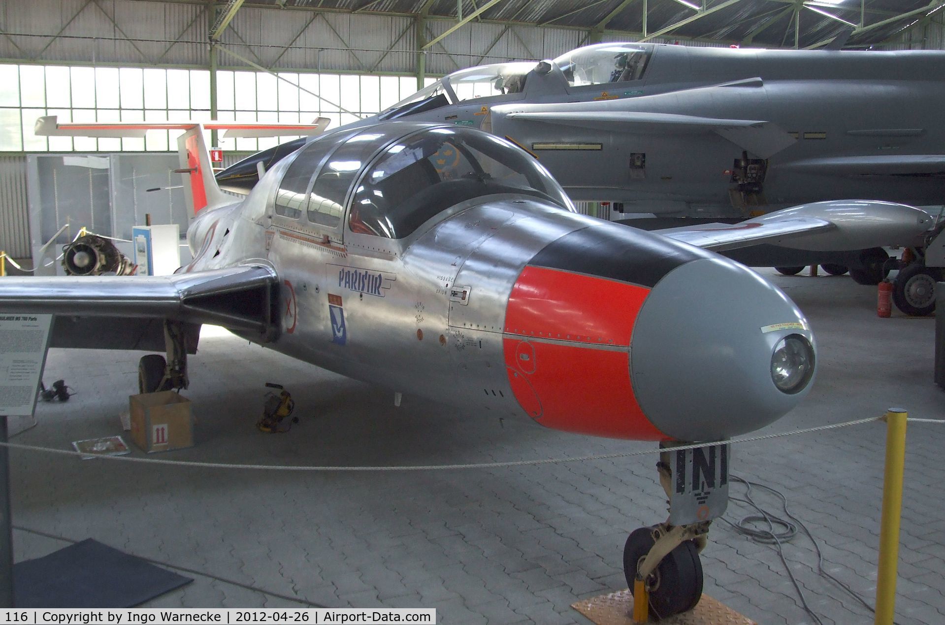 116, Morane-Saulnier MS.760 Paris C/N 116, Morane-Saulnier MS.760 Paris II R at the Musée Européen de l'Aviation de Chasse, Montelimar Ancone airfield