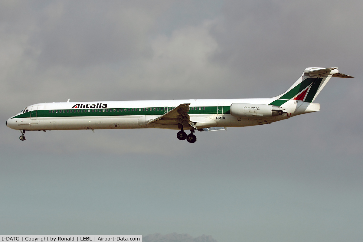 I-DATG, 1994 McDonnell Douglas MD-82 (DC-9-82) C/N 53225, at bcn