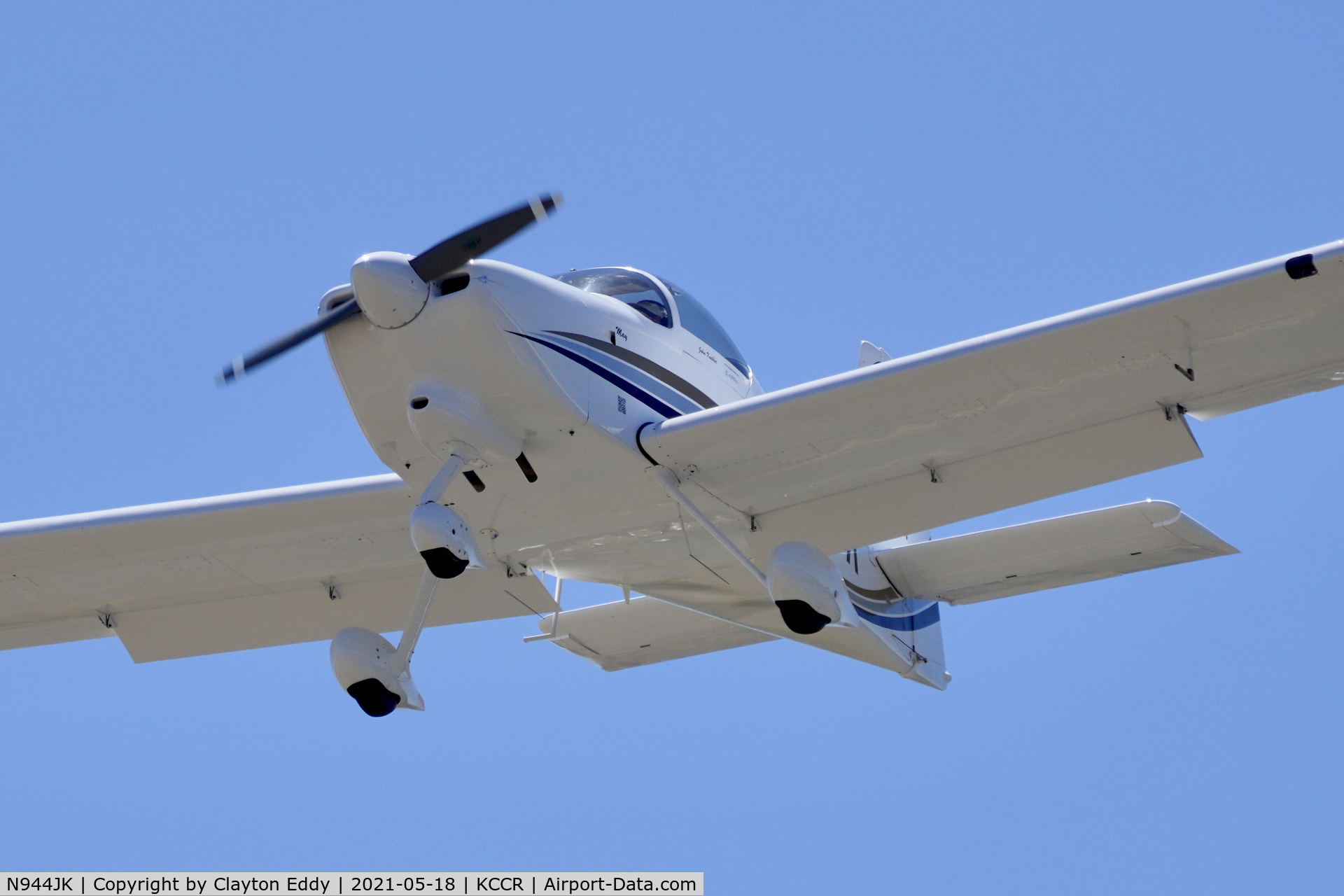 N944JK, 2007 Vans RV-9A C/N 001, This aircraft flew around the world 2018. Buchanan Field Concord California 2021.