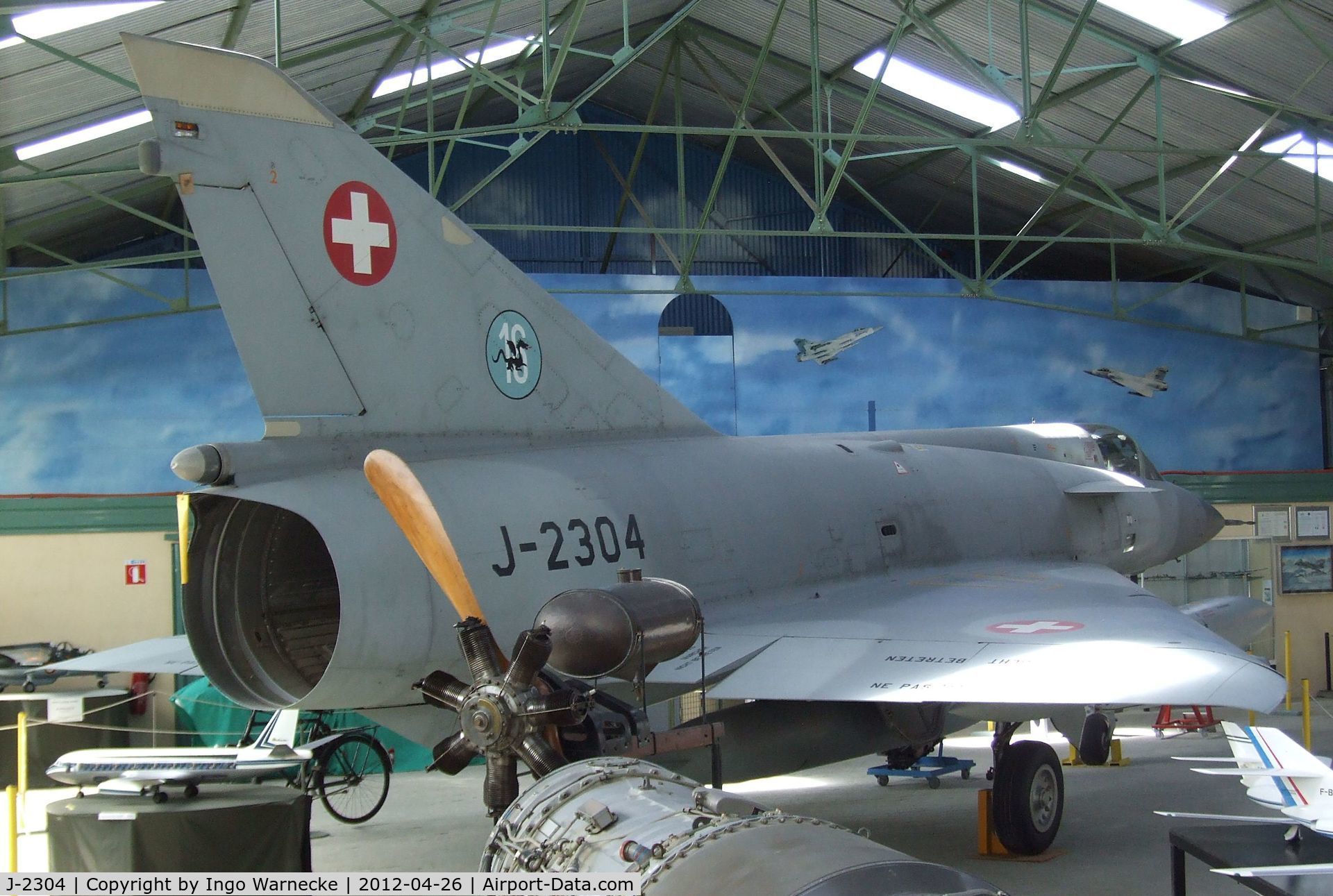 J-2304, Dassault (F+W Emmen) Mirage IIIS C/N 17-26-101/994, Dassault (F+W Emmen) Mirage III S at the Musée Européen de l'Aviation de Chasse, Montelimar Ancone airfield