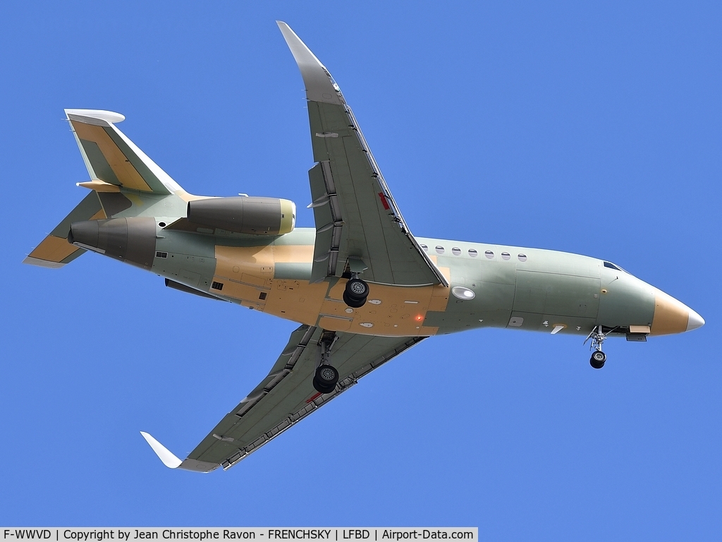 F-WWVD, 2020 Dassault Falcon 7X C/N 99, MEDOC 03