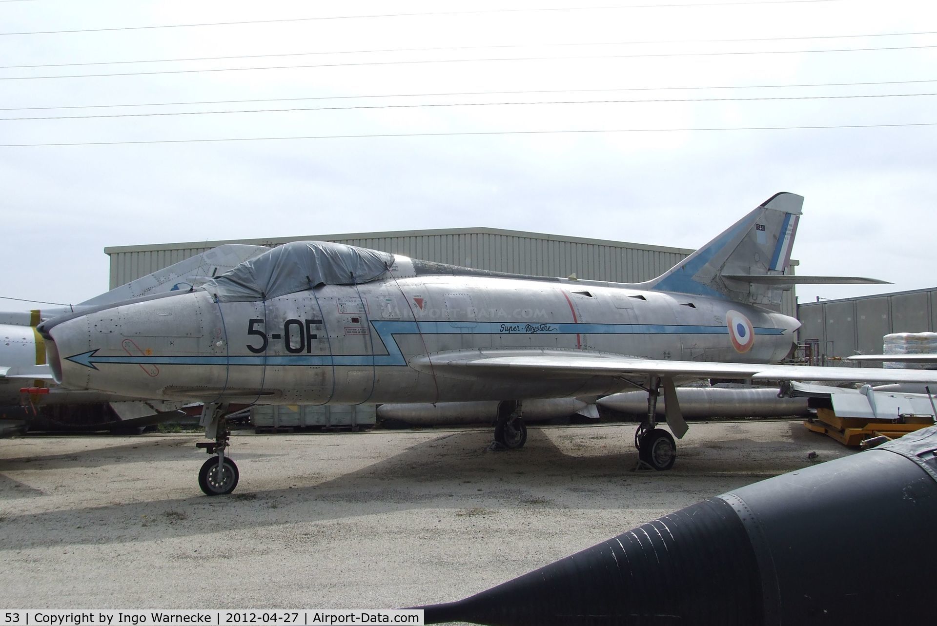 53, Dassault Super Mystere B.2 C/N 53, Dassault Super Mystere B.2 at the Musee Aeronautique, Orange