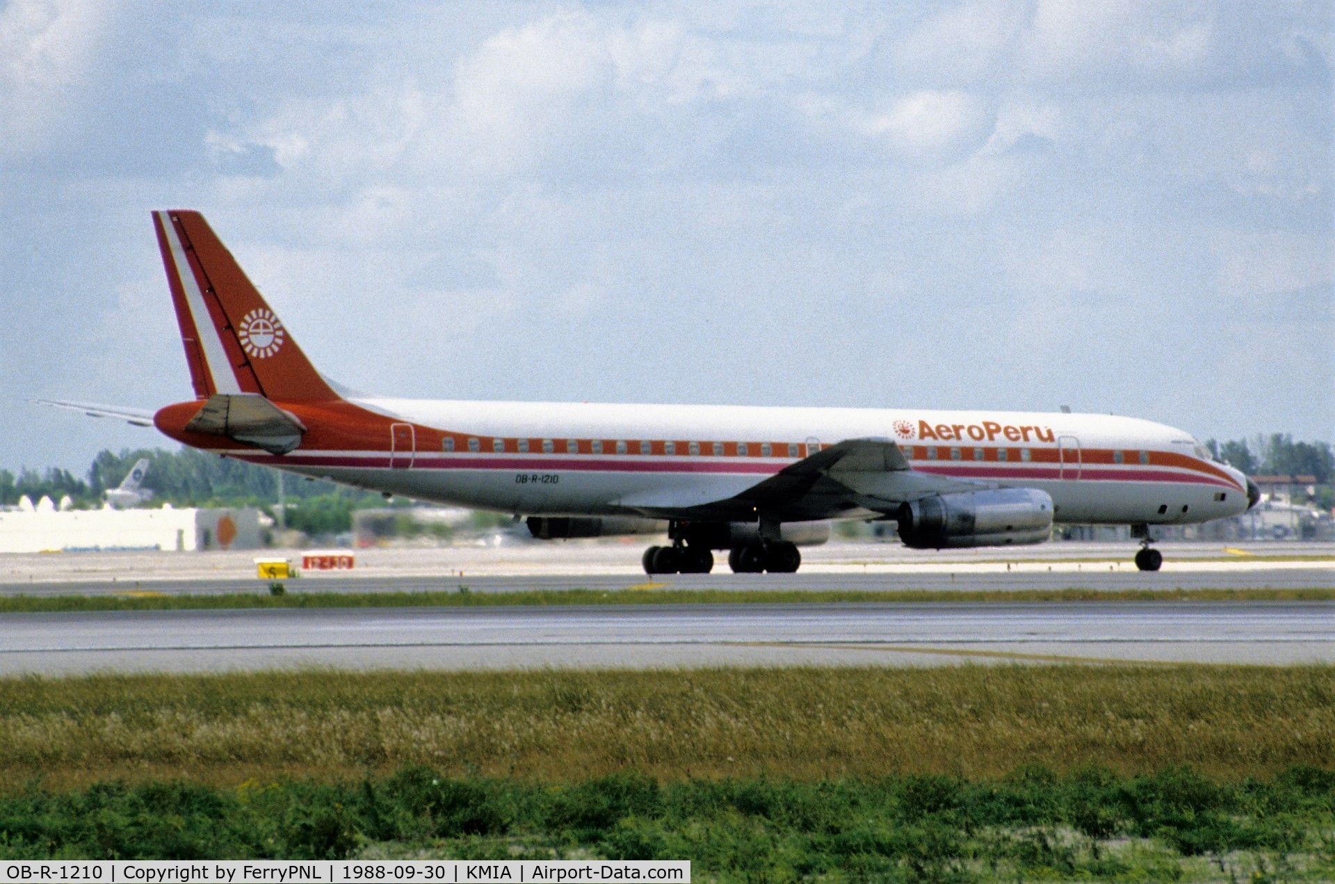 OB-R-1210, 1971 Douglas DC-8-62 C/N 46142, AeroPeru DC-8-62 for take-off