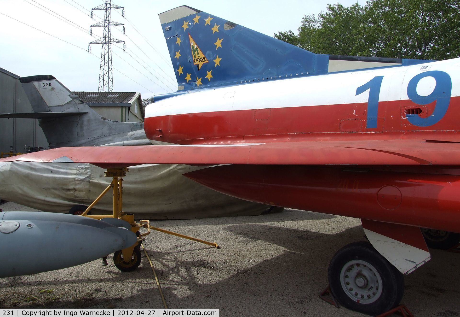 231, Dassault Mirage IIIB C/N 231, Dassault Mirage III B at the Musee Aeronautique, Orange