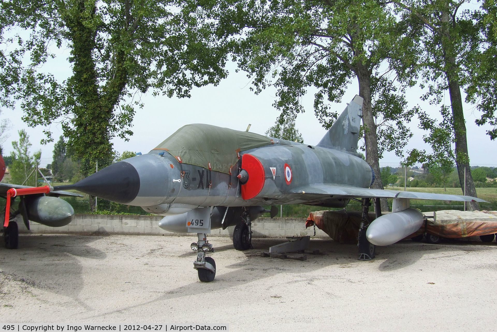 495, Dassault Mirage IIIE C/N 495, Dassault Mirage III E at the Musee Aeronautique, Orange
