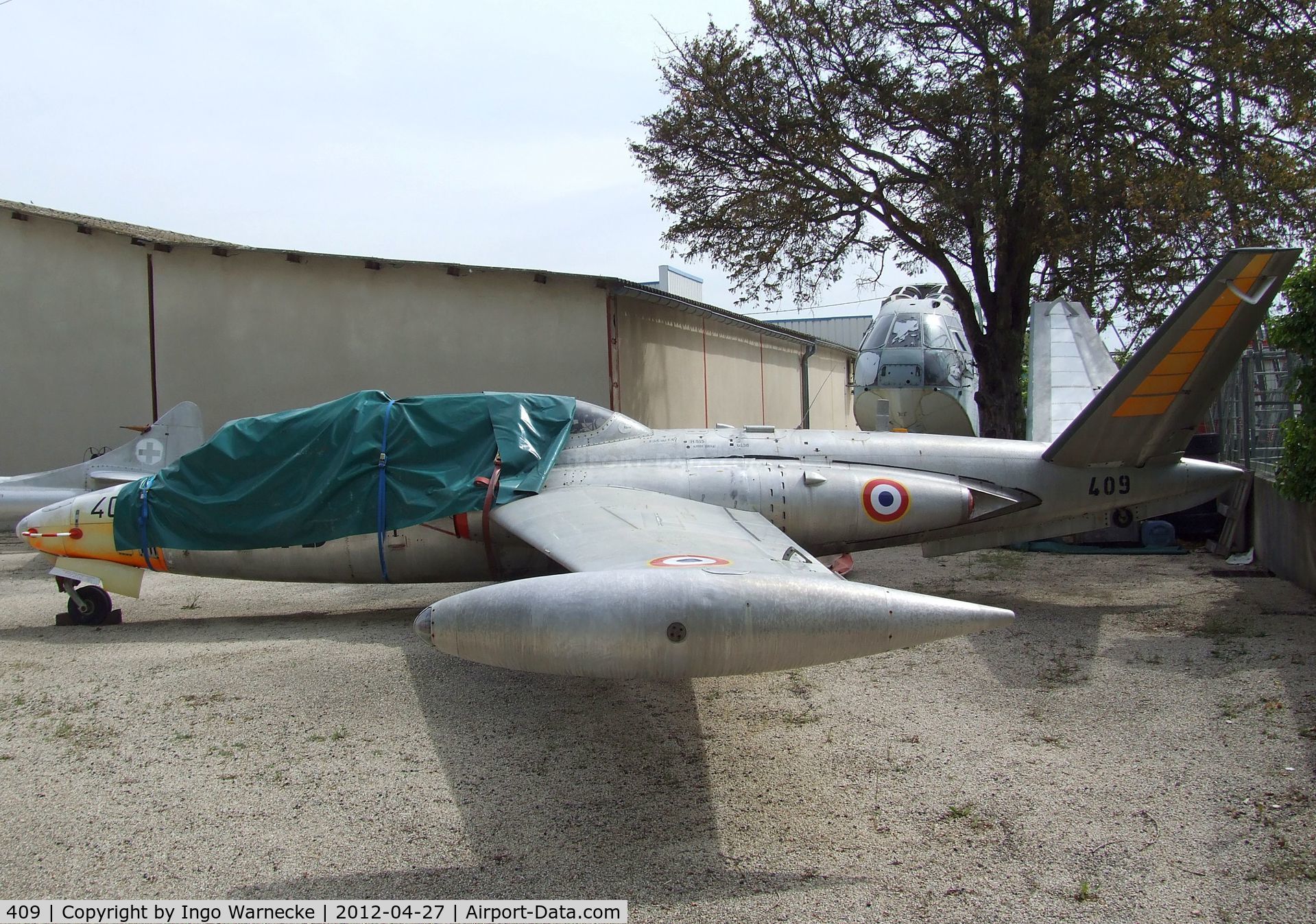 409, Fouga CM-170R Magister C/N 409, Fouga CM.170R Magister at the Musee Aeronautique, Orange