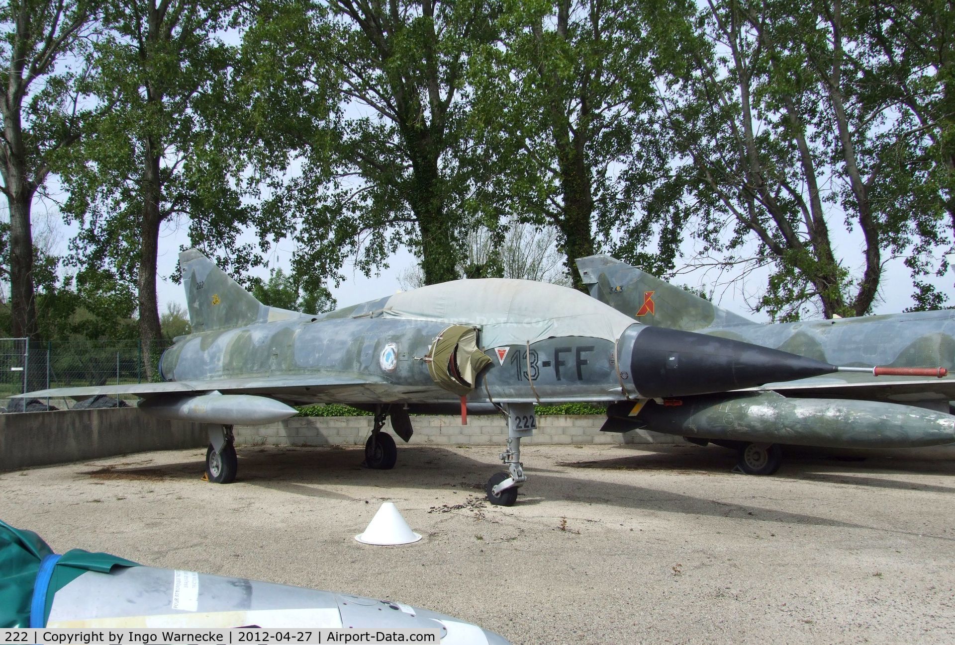 222, Dassault Mirage IIIB C/N 222, Dassault Mirage III B at the Musee Aeronautique, Orange
