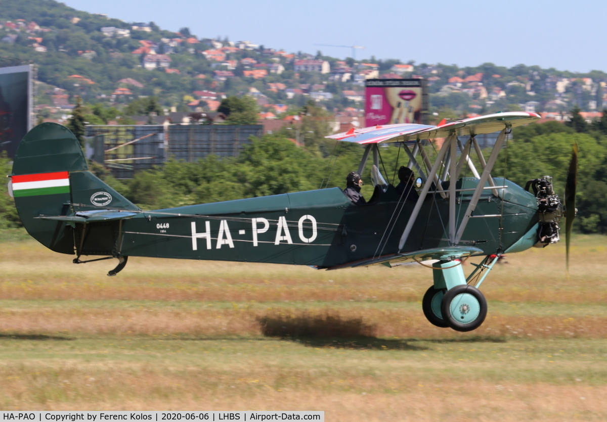 HA-PAO, 1954 PZL-Okecie CSS-13 (Polikarpov Po-2) C/N 0448, lhbs