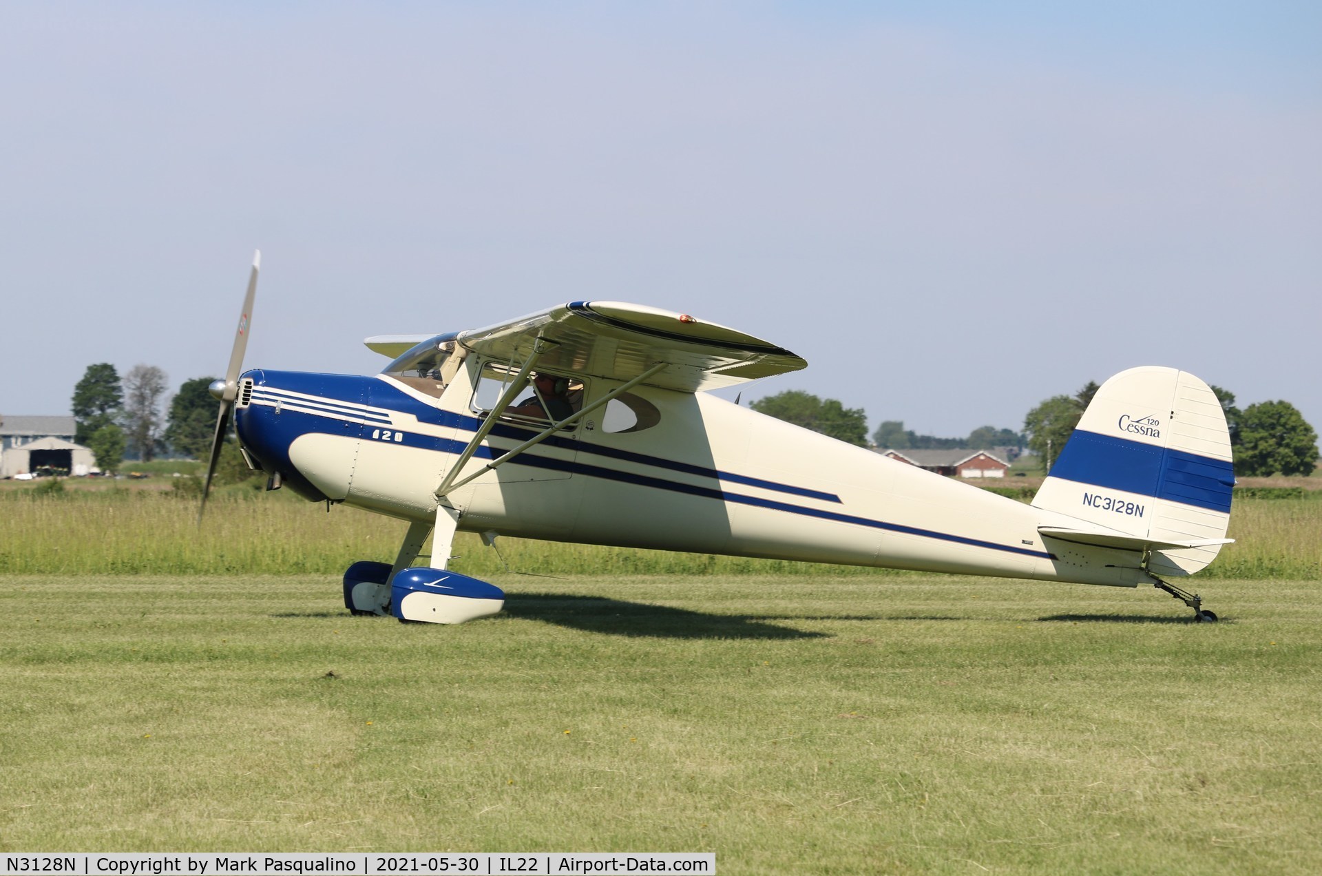 N3128N, 1947 Cessna 120 C/N 13386, Cessna 120