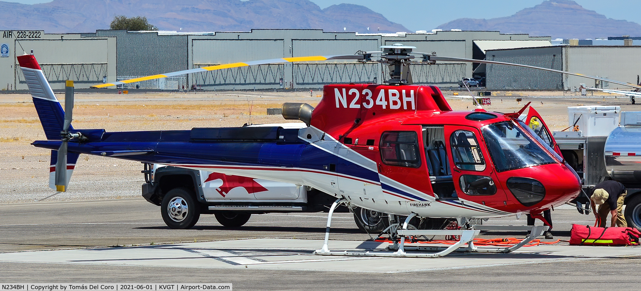 N234BH, 2012 Eurocopter AS-350B-3 Ecureuil Ecureuil C/N 7398, N234BH 2012 AMERICAN EUROCOPTER  AS350B3e s/n 7398 Ecureuil Firehawk - North Las Vegas Airport  KVGT
Photo: Tomás Del Coro
June 1, 2021