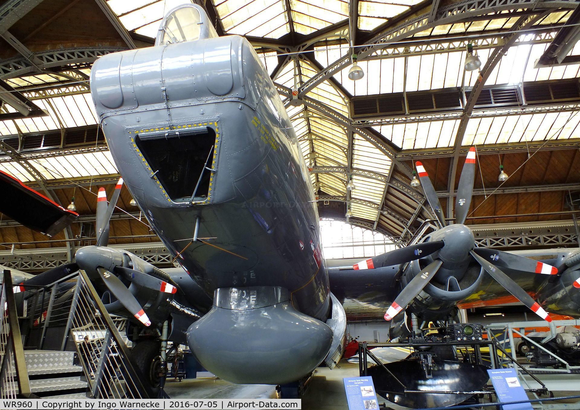 WR960, 1954 Avro 716 Shackleton AEW.2 C/N Not found WR960, Avro 716 Shackleton AEW2 at the Museum of Science and Industry, Manchester