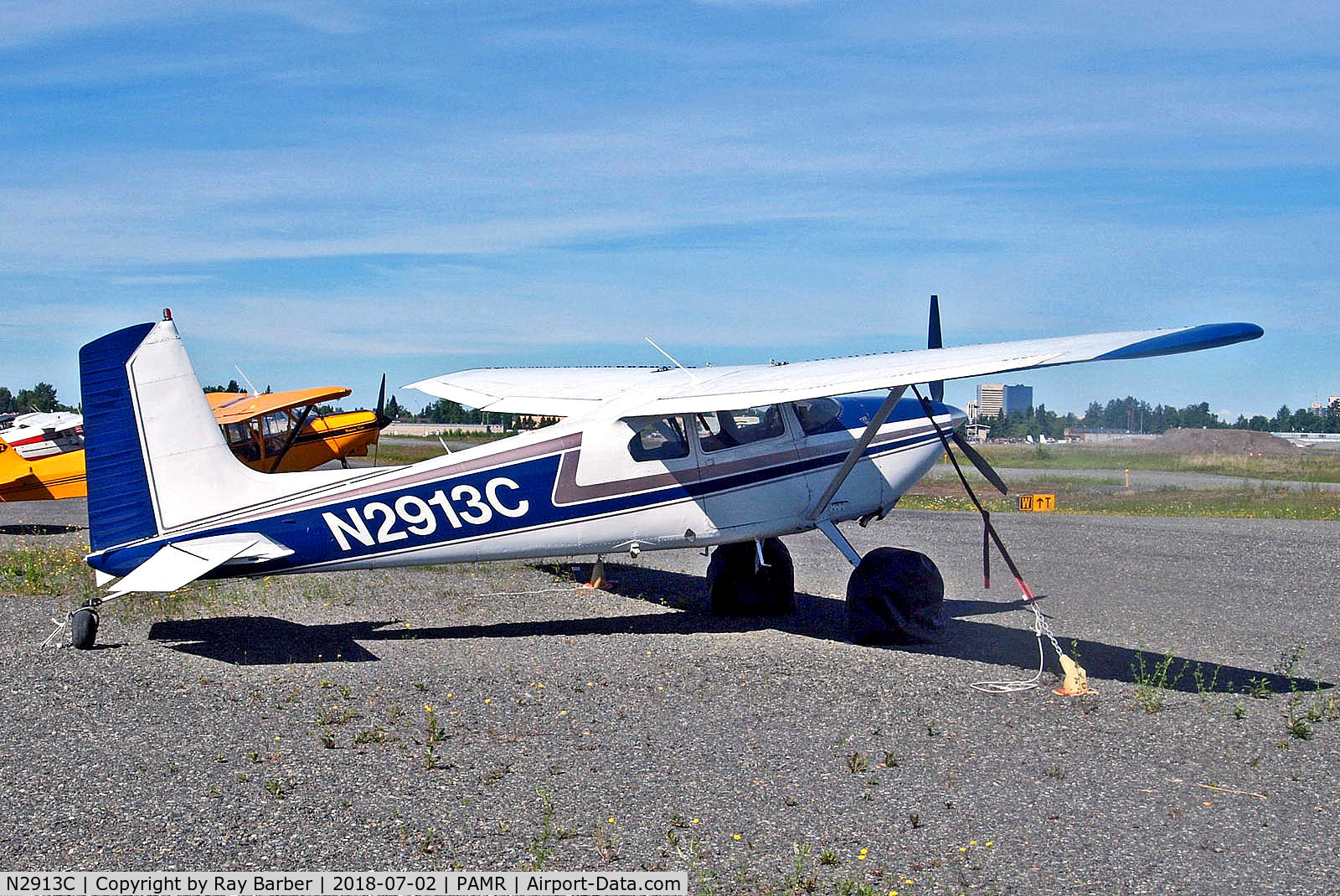 N2913C, 1954 Cessna 180 C/N 30813, N2913C   Cessna 180 [30813] Anchorage-Merrill Field~N 02/07/2018