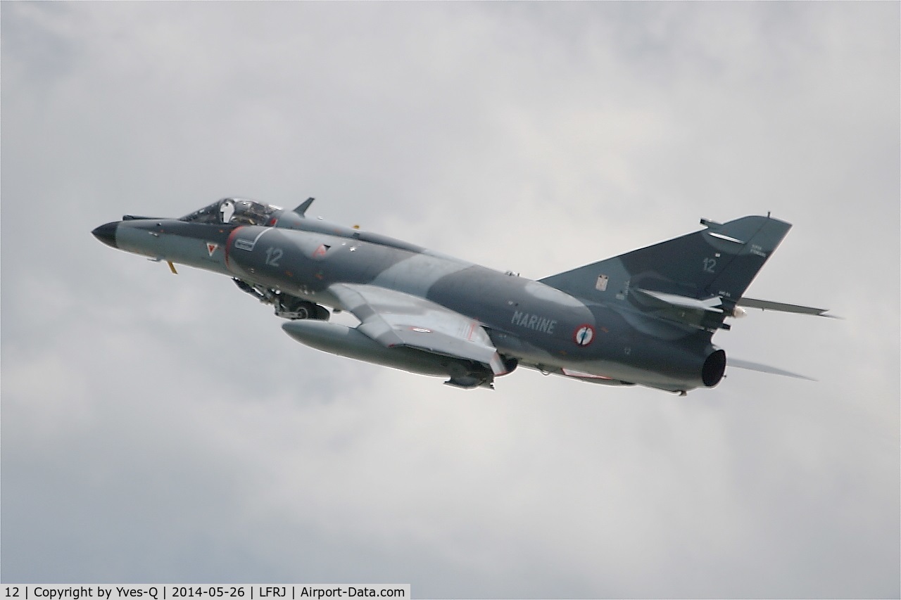 12, 1979 Dassault Super Etendard C/N 12, Dassault Super Etendard M, Take off rwy 08, Landivisiau Naval Air Base (LFRJ)