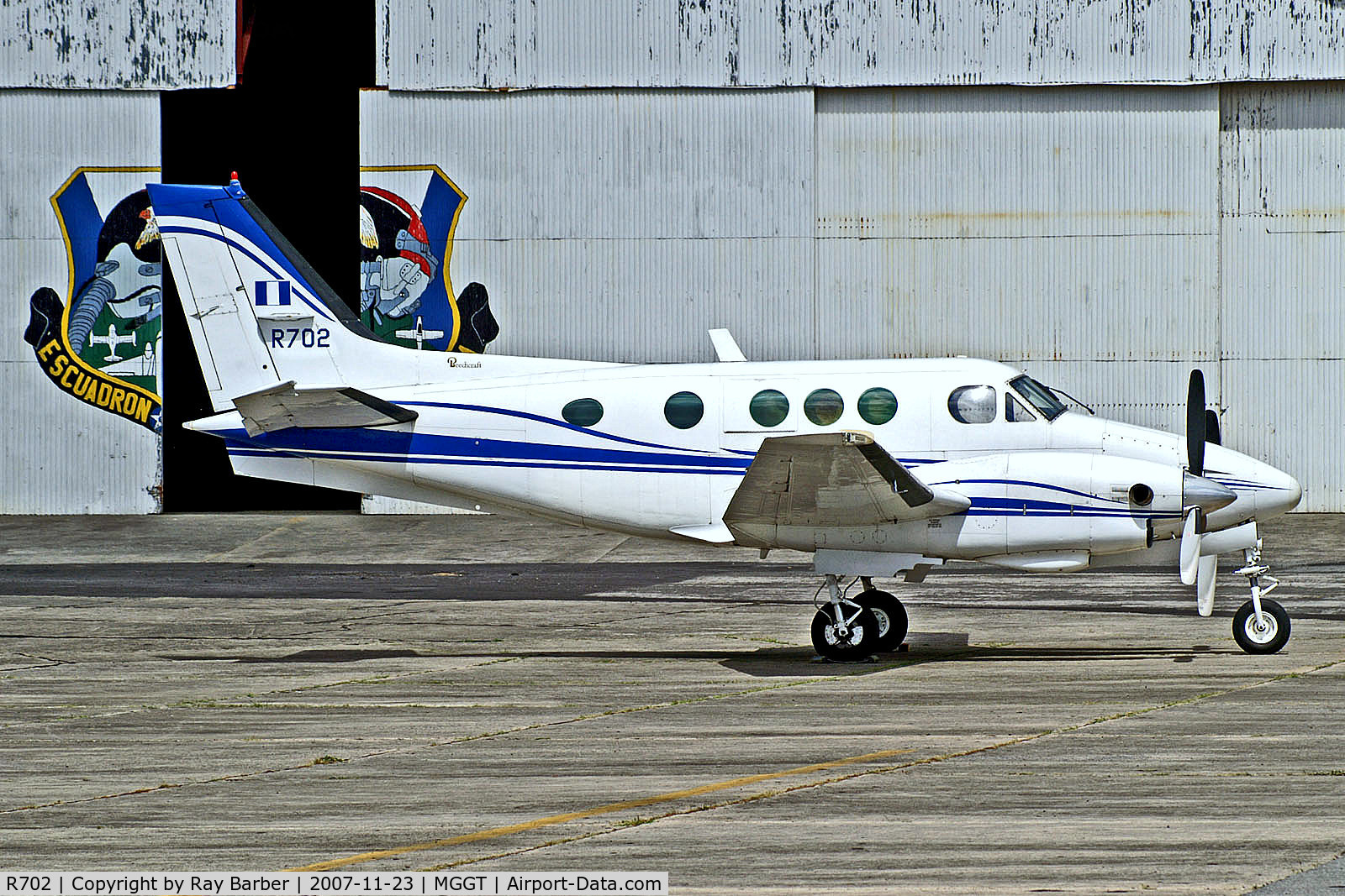 R702, Beech 65-A90 C/N LJ-195, R702   Beech A90 King Air [LJ-195] (Guatemalan Air Force) Guatemala-La Aurora~TG 23/11/2007