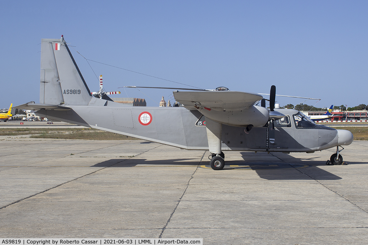 AS9819, 1982 Pilatus Britten-Norman BN-2B-26 Islander C/N 2156, Park 7