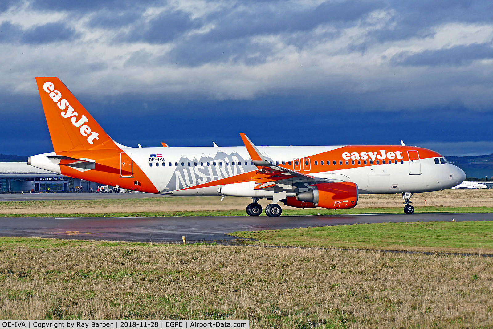 OE-IVA, 2015 Airbus A320-214 C/N 6970, OE-IVA   Airbus A320-214SL [6970] (easyJet Europe) Inverness (Dalcross)~G 28/11/2018