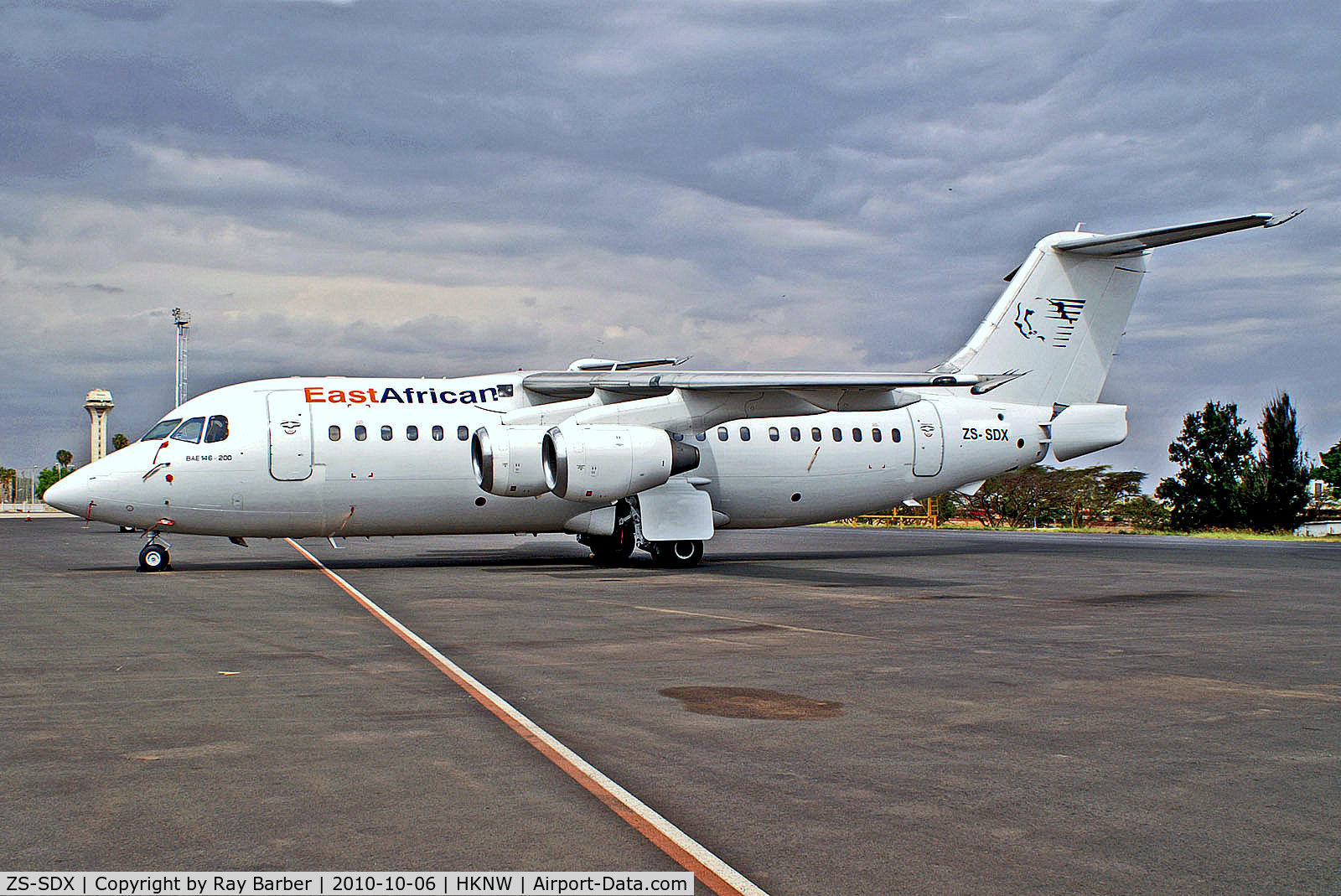 ZS-SDX, 1985 British Aerospace BAe.146-200A C/N E2046, ZS-SDX   BAe 146-200RJ [E2046] (EastAfrican) Nairobi-Wilson~5Y 06/10/2010