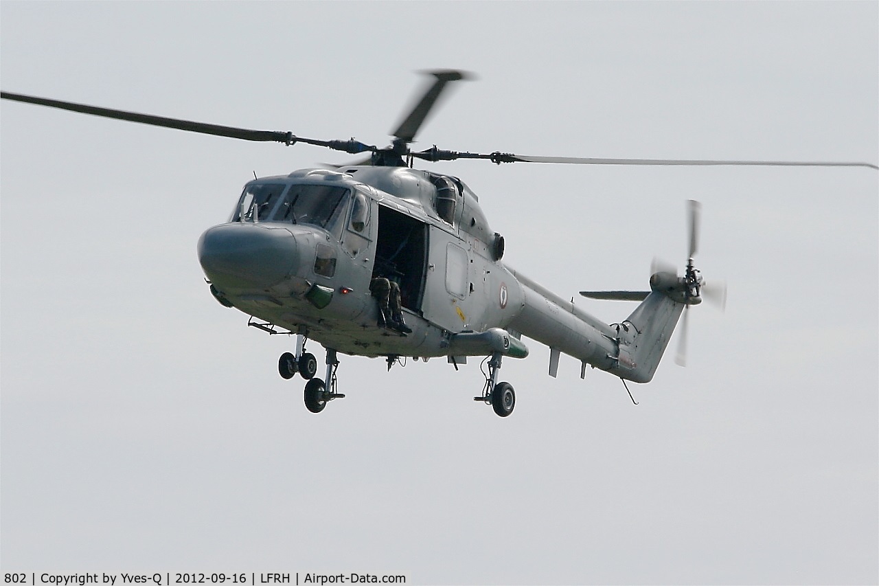 802, Westland Lynx HAS.4(FN) C/N 253, Westland Lynx HAS 4, Solo display, Lann Bihoué Air Base (LFRH-LRT) open day 2012