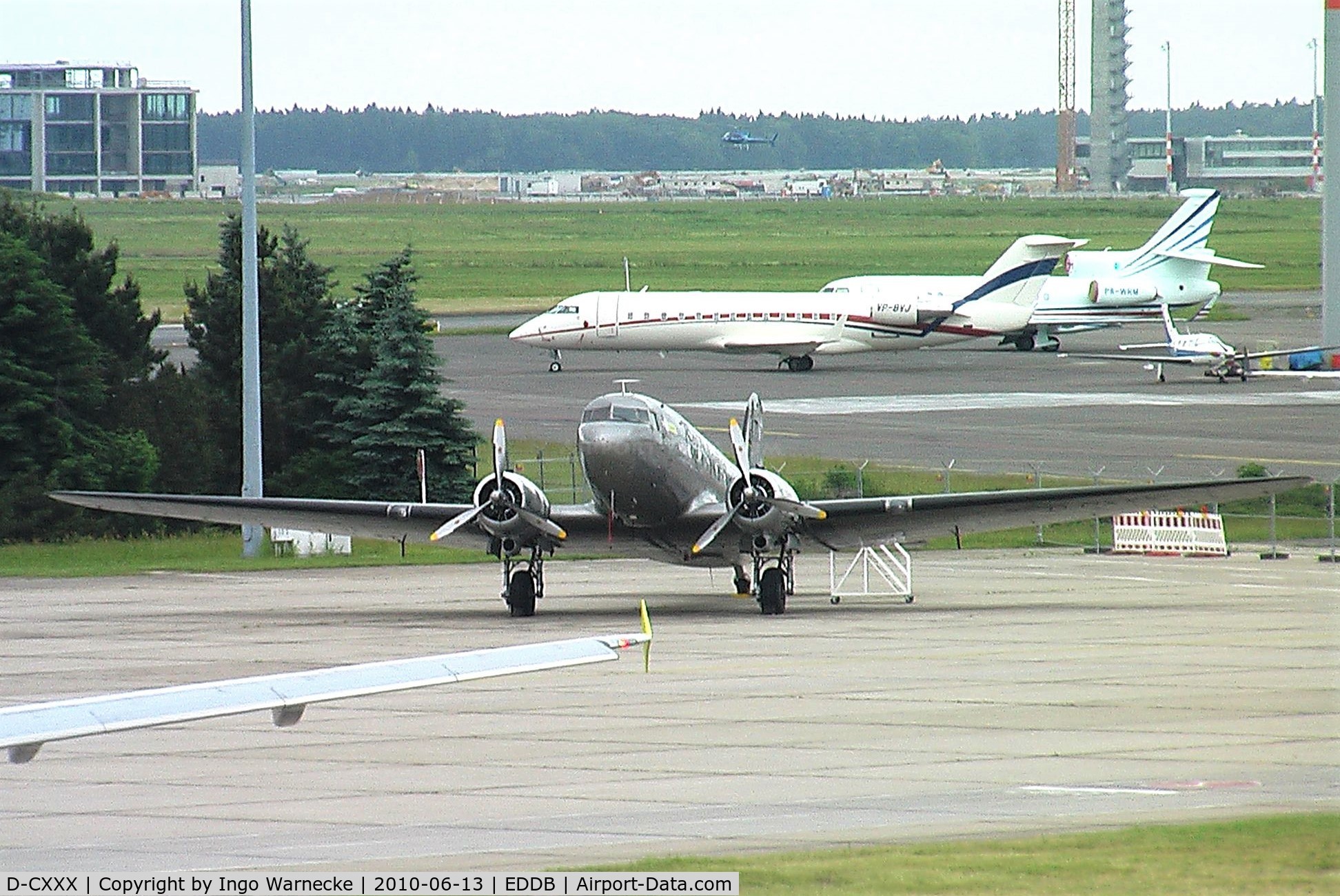 D-CXXX, 1944 Douglas C-47B Dakota 4 (DC-3) C/N 16124/32872, Douglas C-47B Dakota (DC-3) at Schönefeld airport during ILA 2010