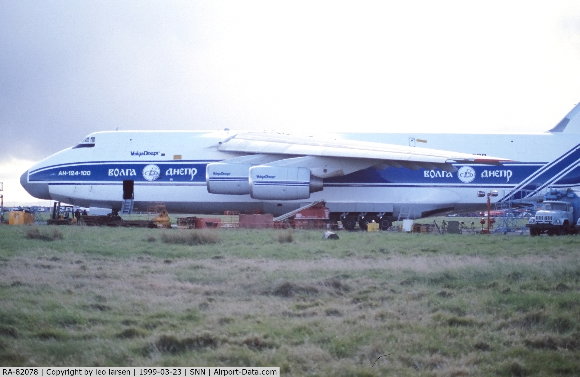 RA-82078, 1996 Antonov An-124-100 Ruslan C/N 9773054559153, Shannon 23.3.1999