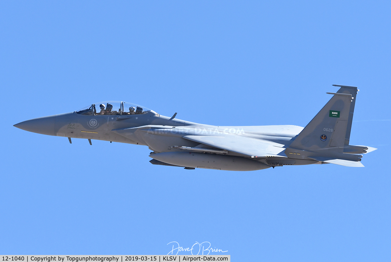 12-1040, 2010 McDonnell Douglas F-15SA C/N 628, Saudi F-15SA flexing at Red Flag 19-2