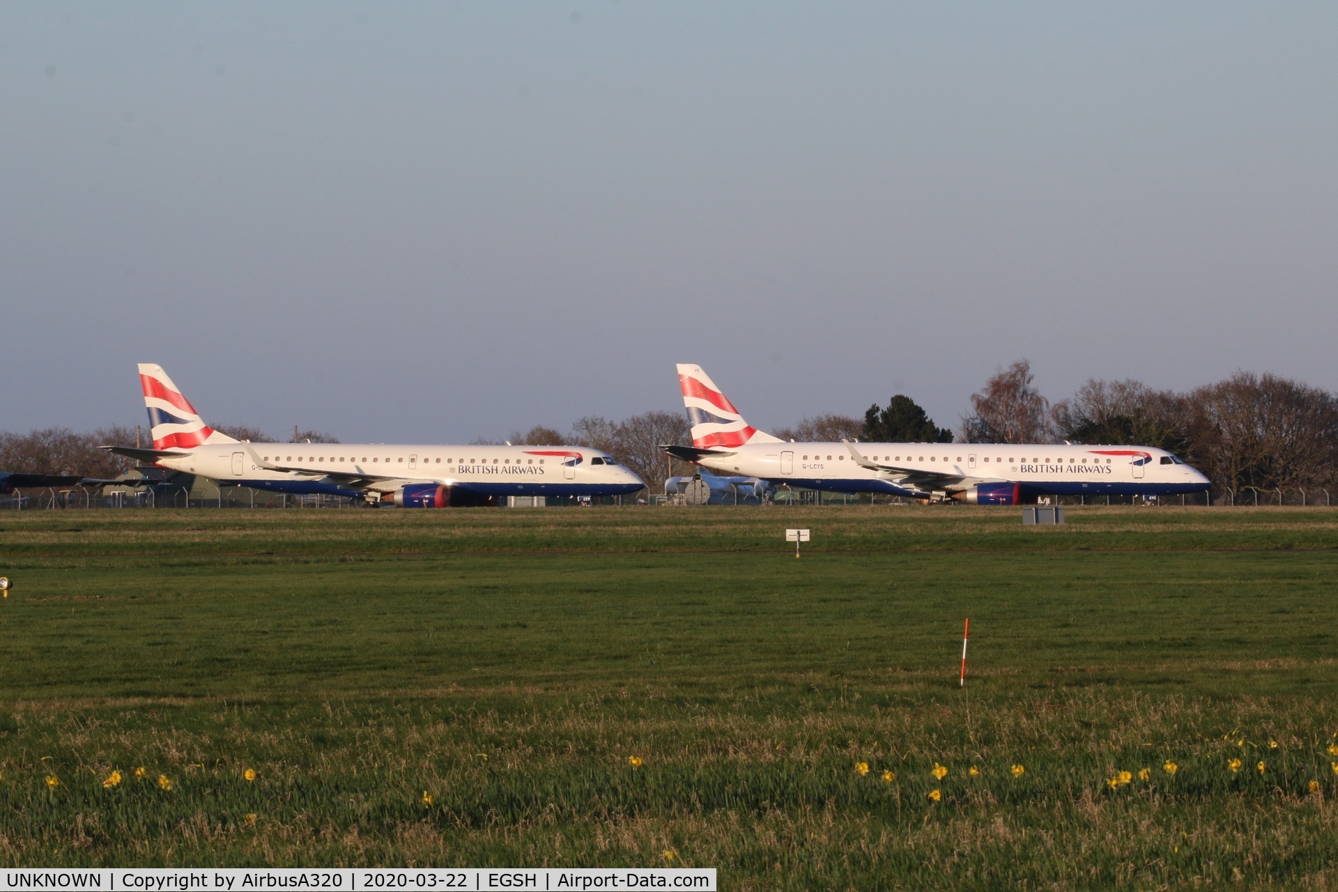 UNKNOWN, Airliners Various C/N Unknown, G-LCYR & G-LCYS seen stored at Norwich