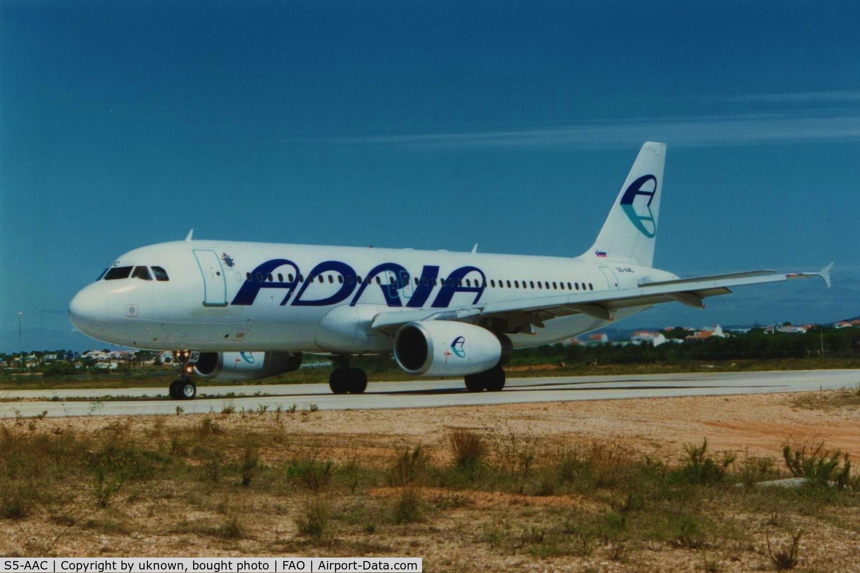 S5-AAC, 1990 Airbus A320-231 C/N 0114, photo from 2nd hand store.