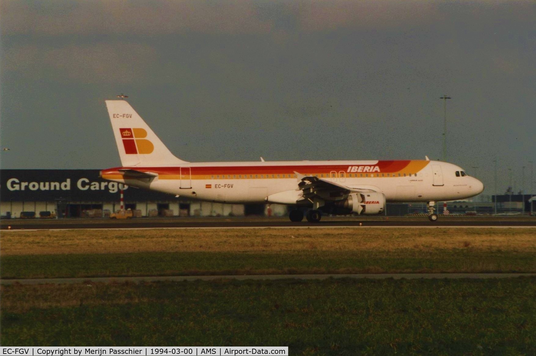 EC-FGV, 1991 Airbus A320-211 C/N 207, bought photo