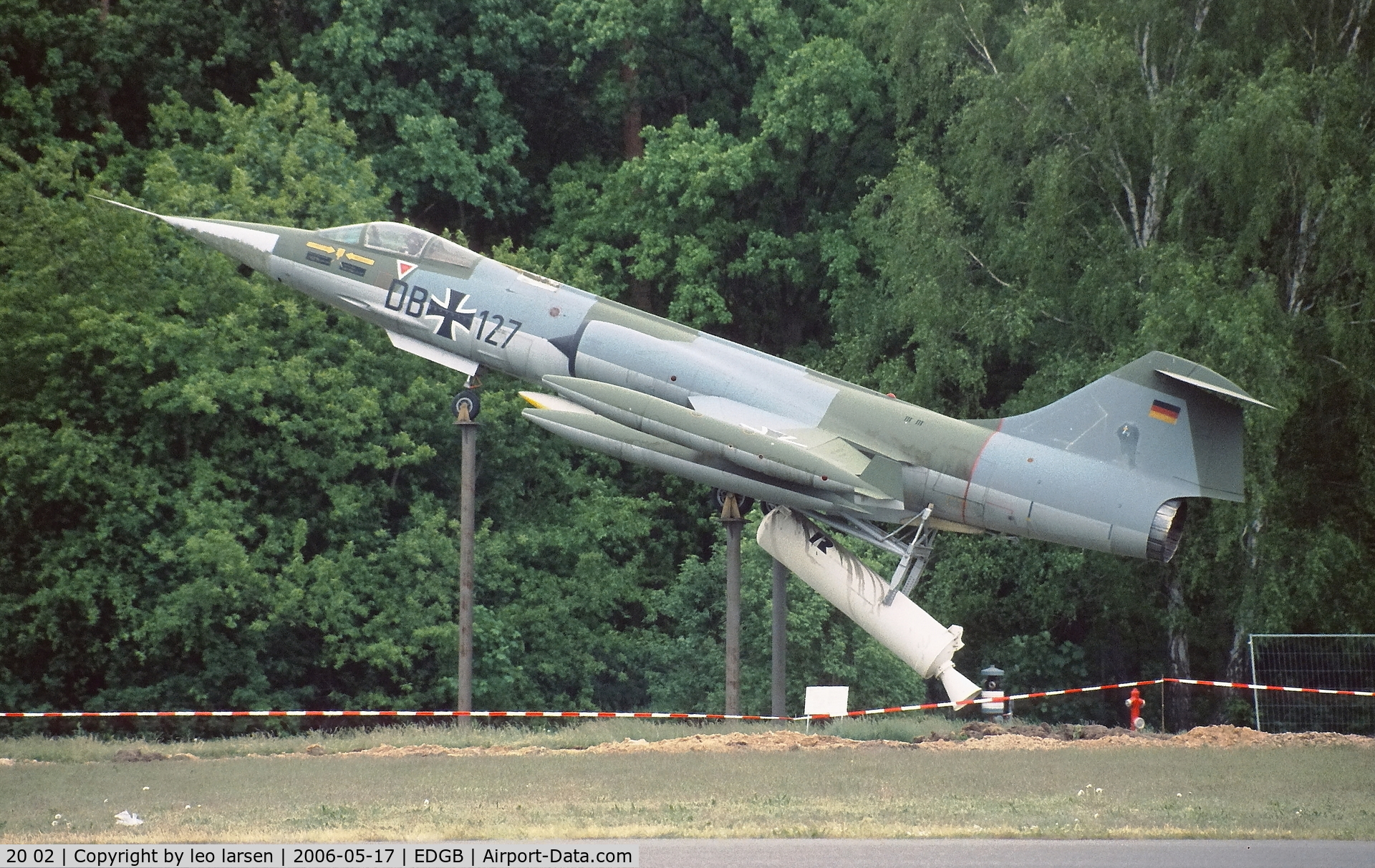 20 02, Lockheed F-104G Starfighter ZELL C/N 683-2002, Berlin Gatow 17.5.2006