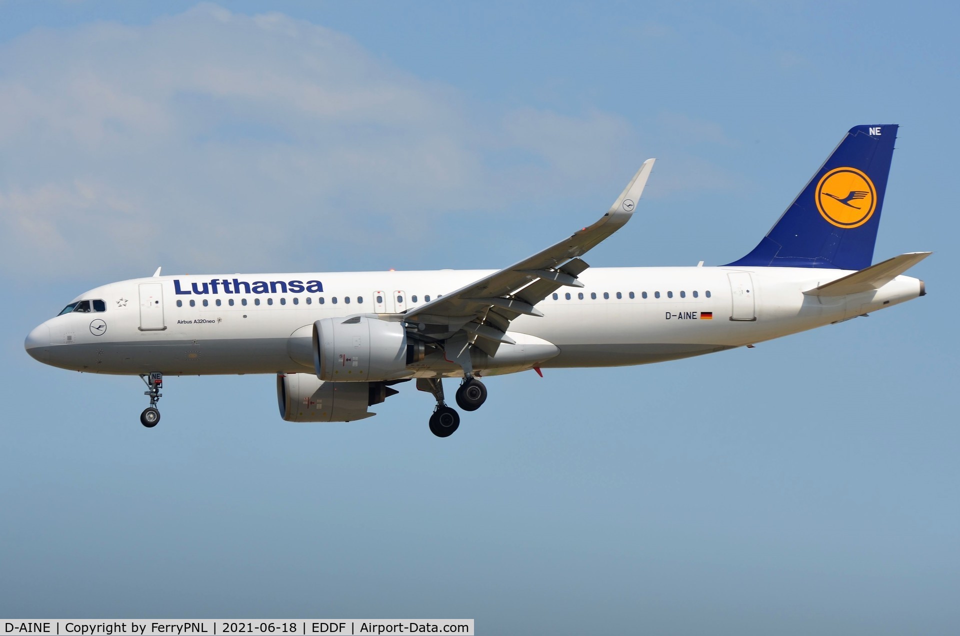 D-AINE, 2016 Airbus A320-271N C/N 7103, Lufthansa A320N