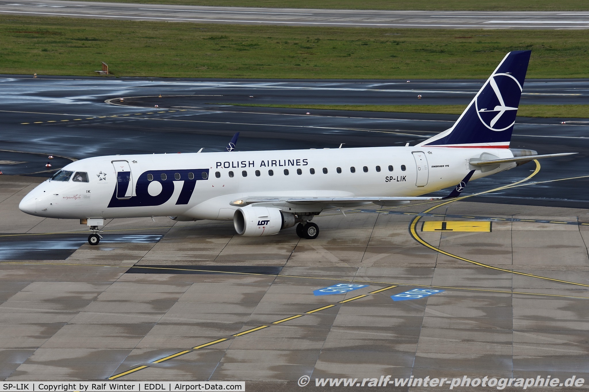 SP-LIK, 2009 Embraer 175LR (ERJ-170-200LR) C/N 17000303, Embraer ERJ-175LR 170-200LR - LO LOT LOT Polish Airlines - 170000303 - SP-LIK - 27.09.2019 - DUS