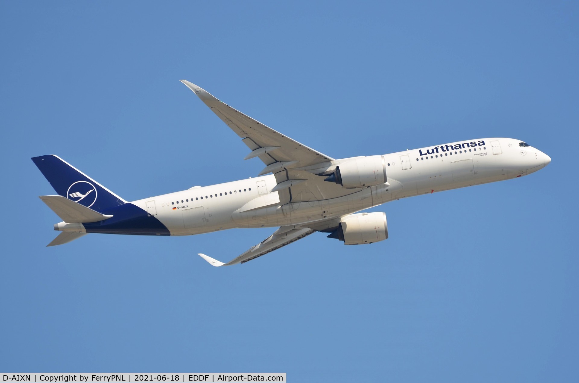 D-AIXN, 2019 Airbus A350-941 C/N 292, Lufthansa A359