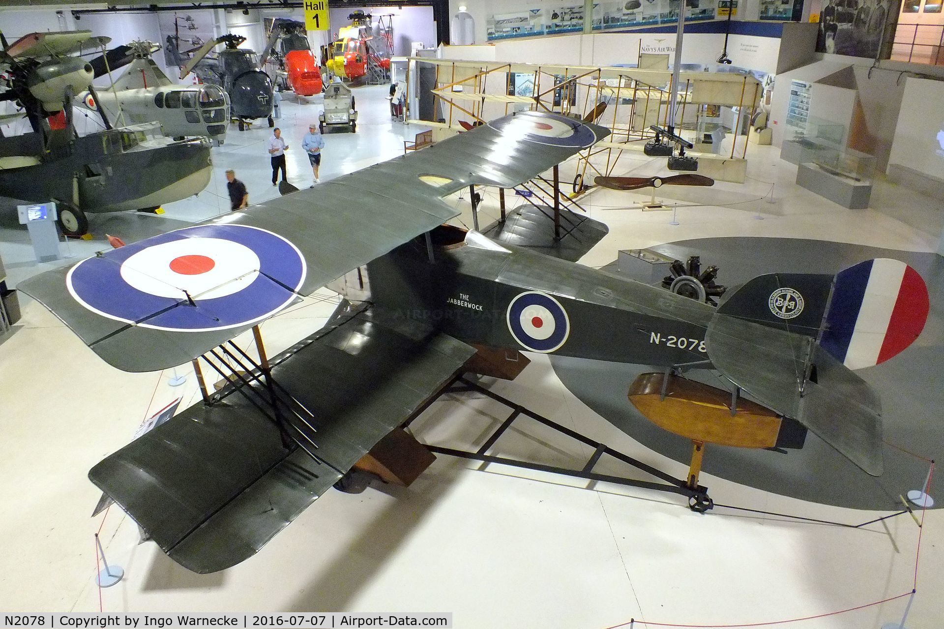 N2078, Sopwith Baby C/N Not found N2078, Sopwith Baby on floats at the FAA Museum, Yeovilton