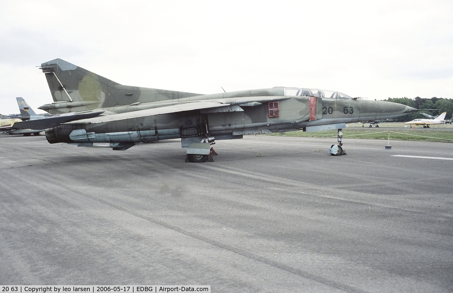 20 63, 1979 Mikoyan-Gurevich MiG-23UB C/N A1037902, Berlin Gatow 17.5.2006