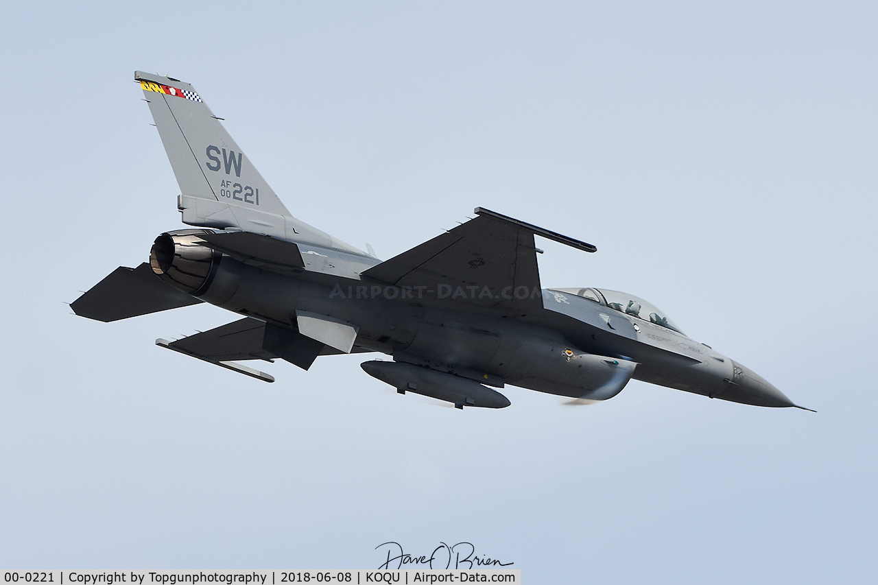00-0221, Lockheed Martin F-16CM Fighting Falcon C/N CC-183, Maj. John 