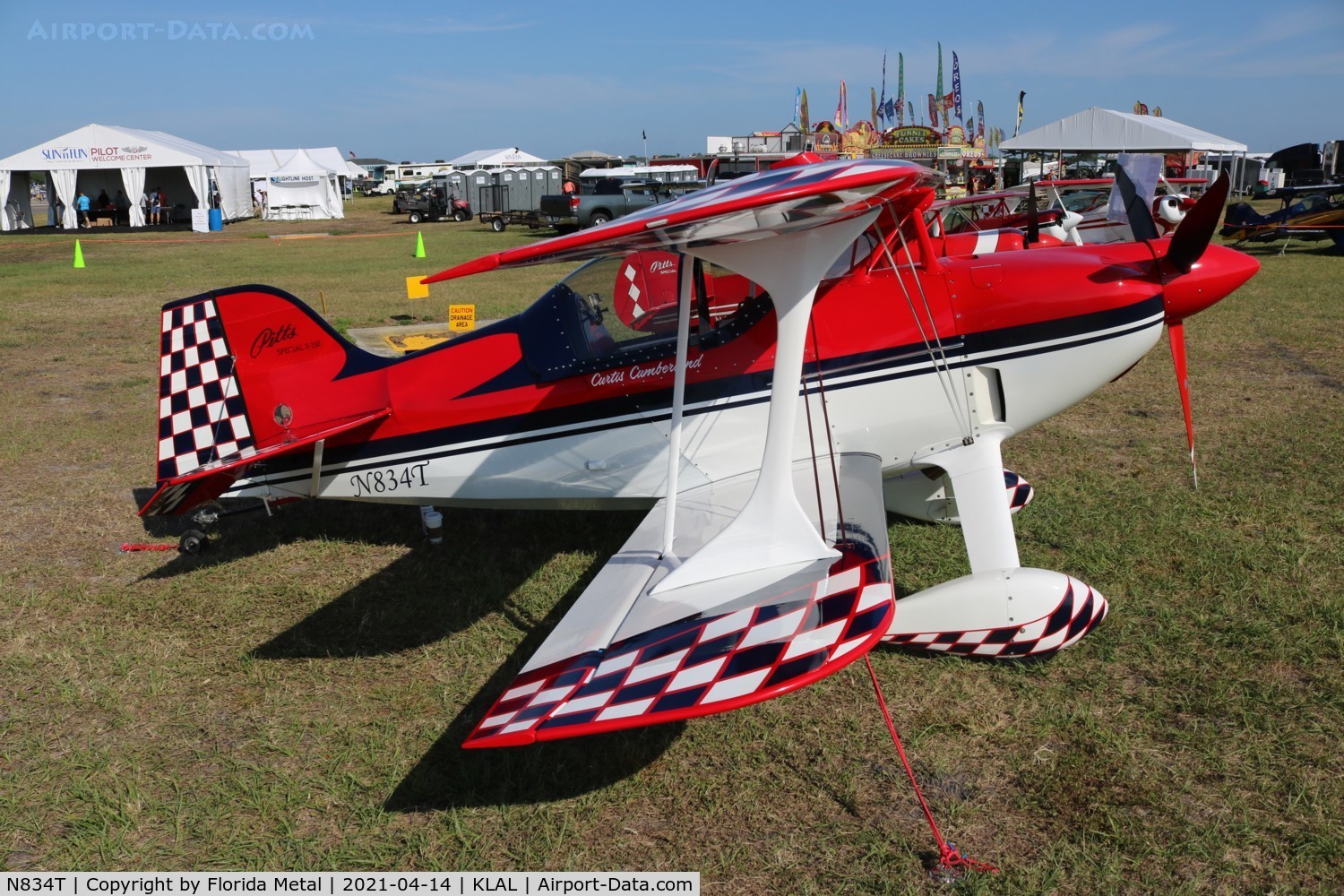 N834T, 2016 Pitts S-1S Special Special C/N 003, Sun N Fun 2021