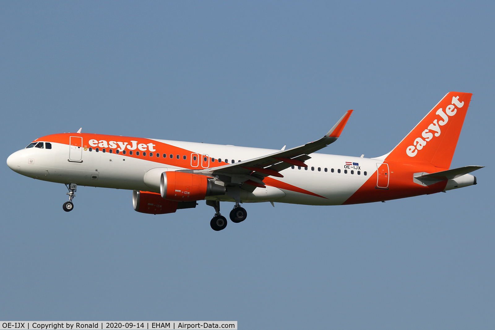 OE-IJX, 2017 Airbus A320-214 C/N 7549, at spl