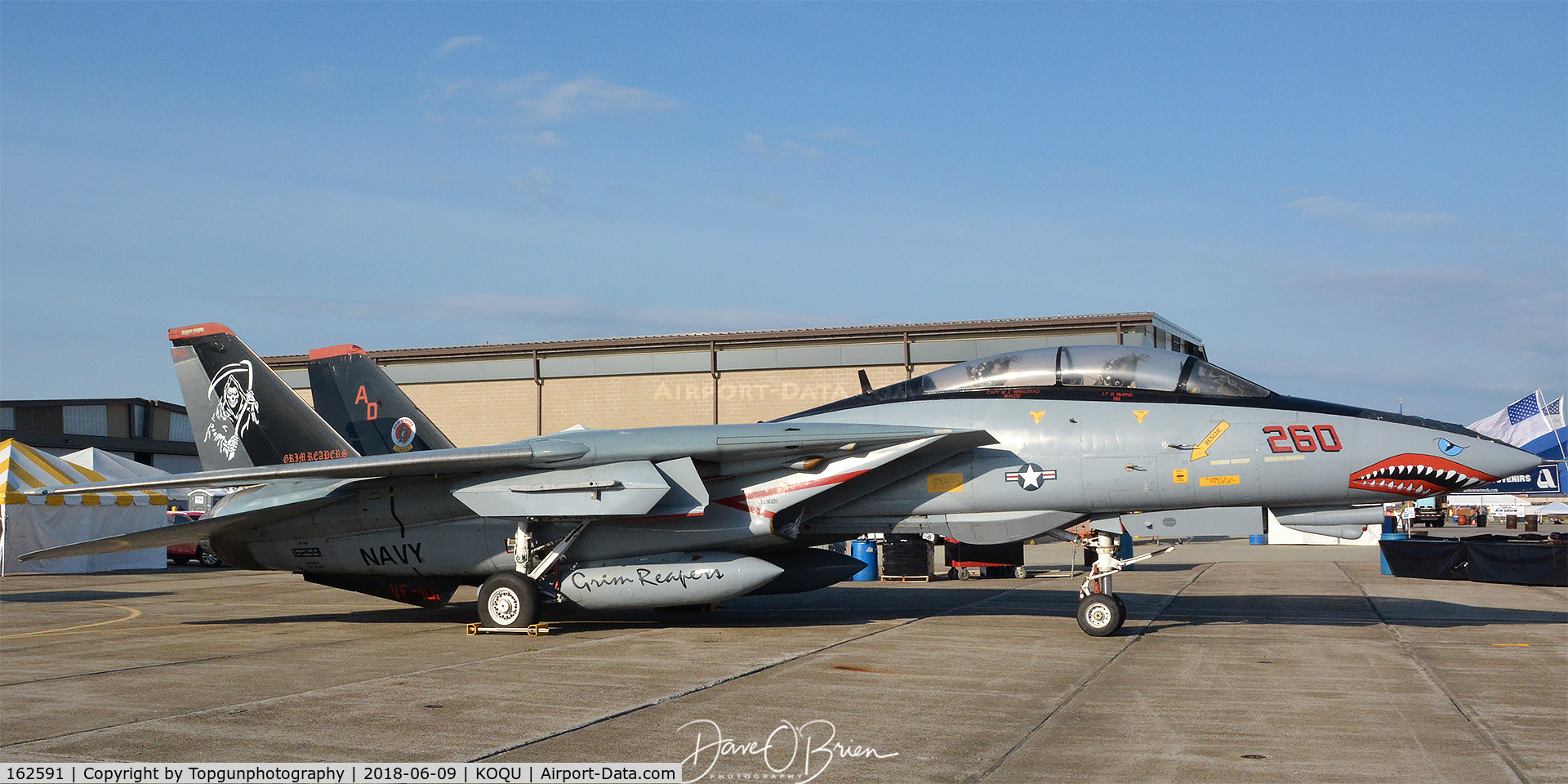 162591, Grumman F-14A Tomcat C/N 513, Was with the Quonset Museum but went somewhere else a few years ago.