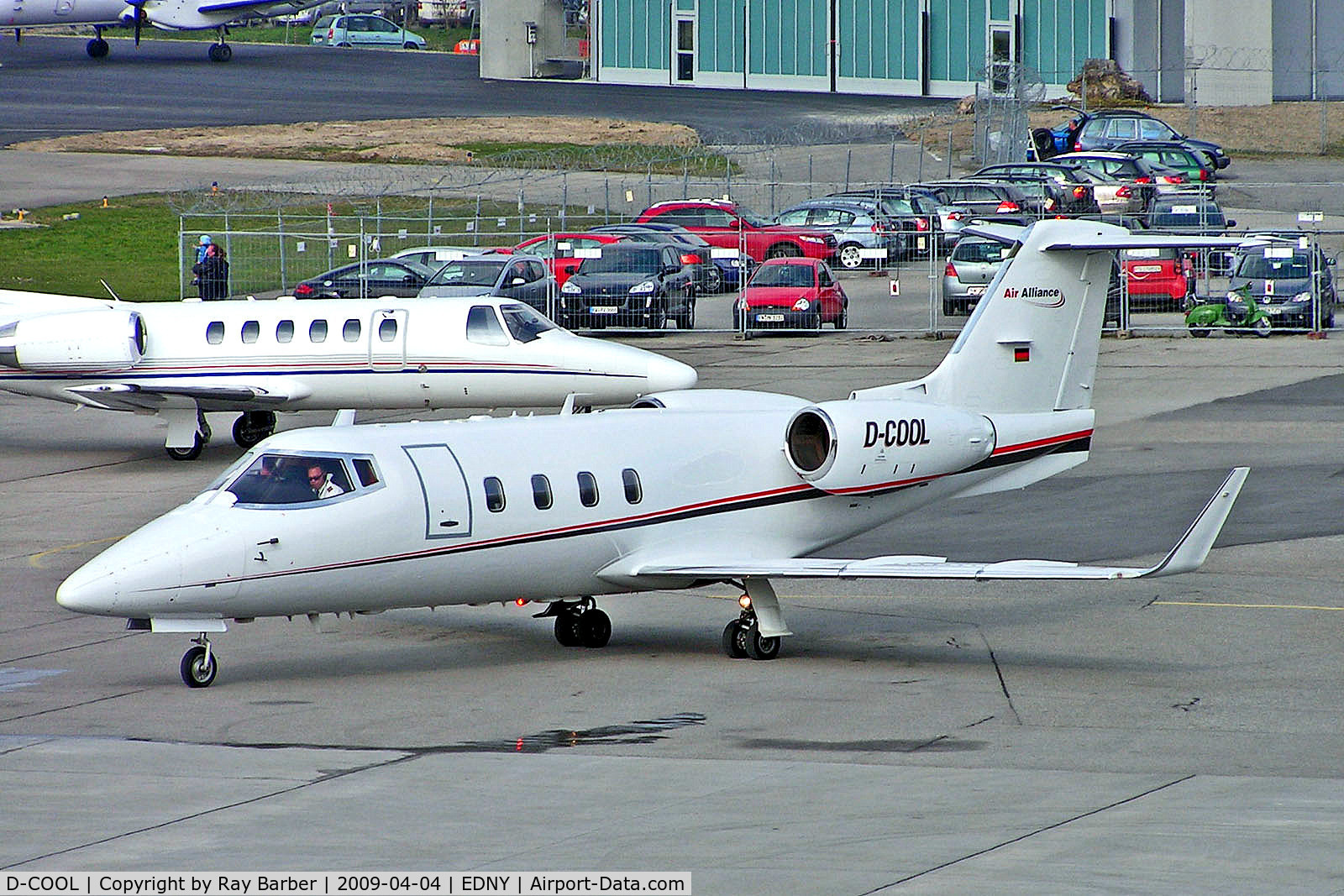 D-COOL, 1982 Gates Learjet 55 C/N 55-052, D-COOL   Learjet 55 [55-052] (Air Alliance Express) Friedrichshafen~D 04/04/2009