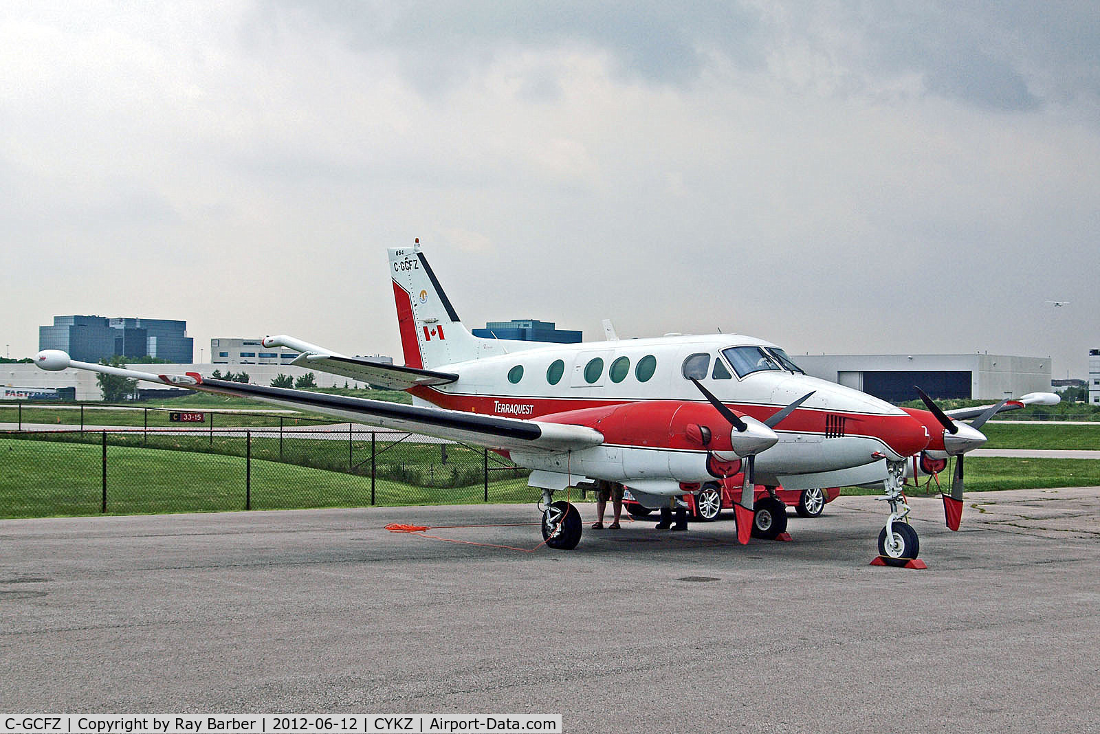 C-GCFZ, 1979 Beech C90 King Air C/N LJ 849, C-GCFZ   Beech C90 King Air [LJ-849] (Terraquest Ltd) Toronto-Buttonville~C 12/06/2012