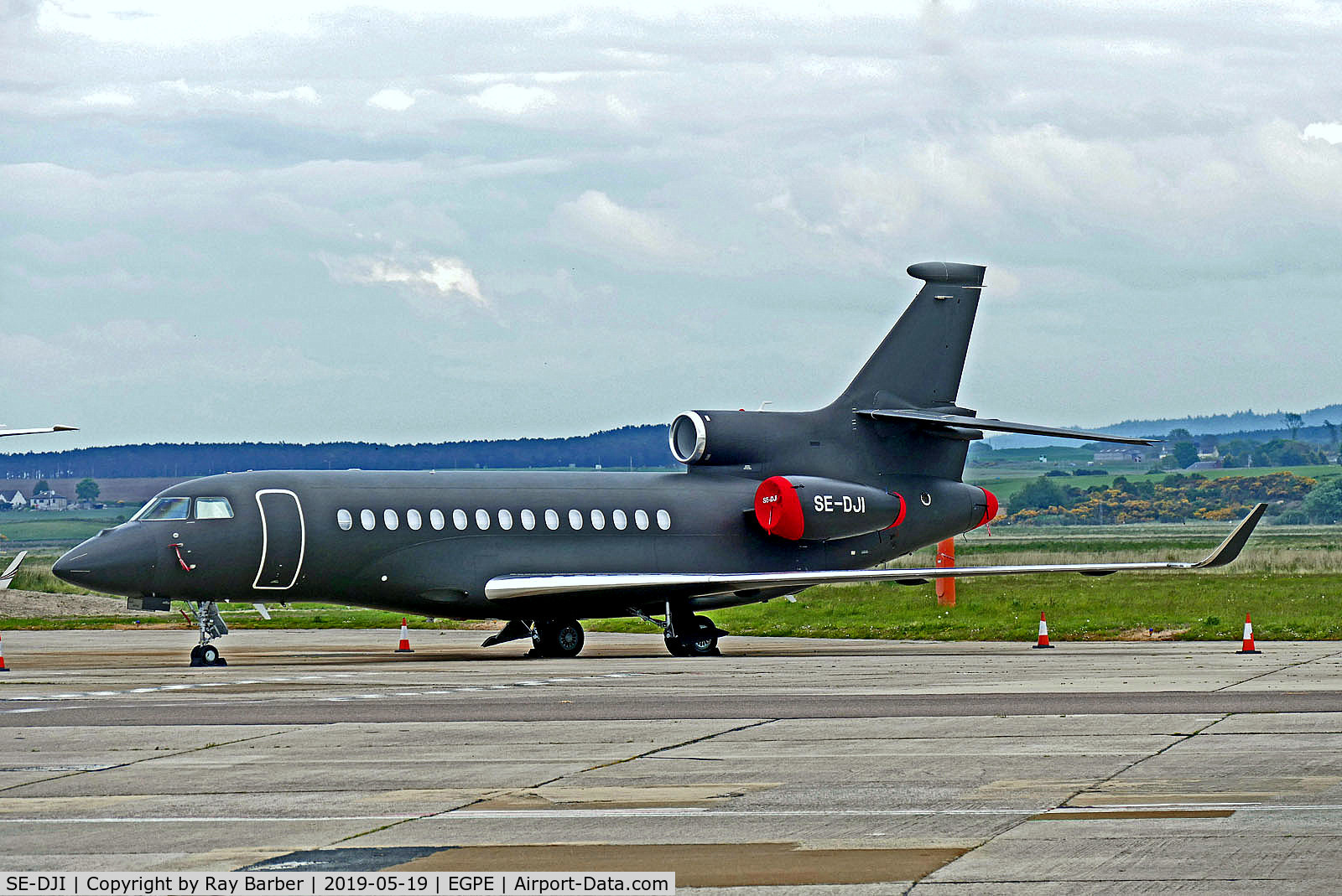 SE-DJI, 2013 Dassault Falcon 7X C/N 198, SE-DJI   Dassault Falcon 7X [198] (Industriflyg) Inverness (Dalcross)~G 19/05/2019