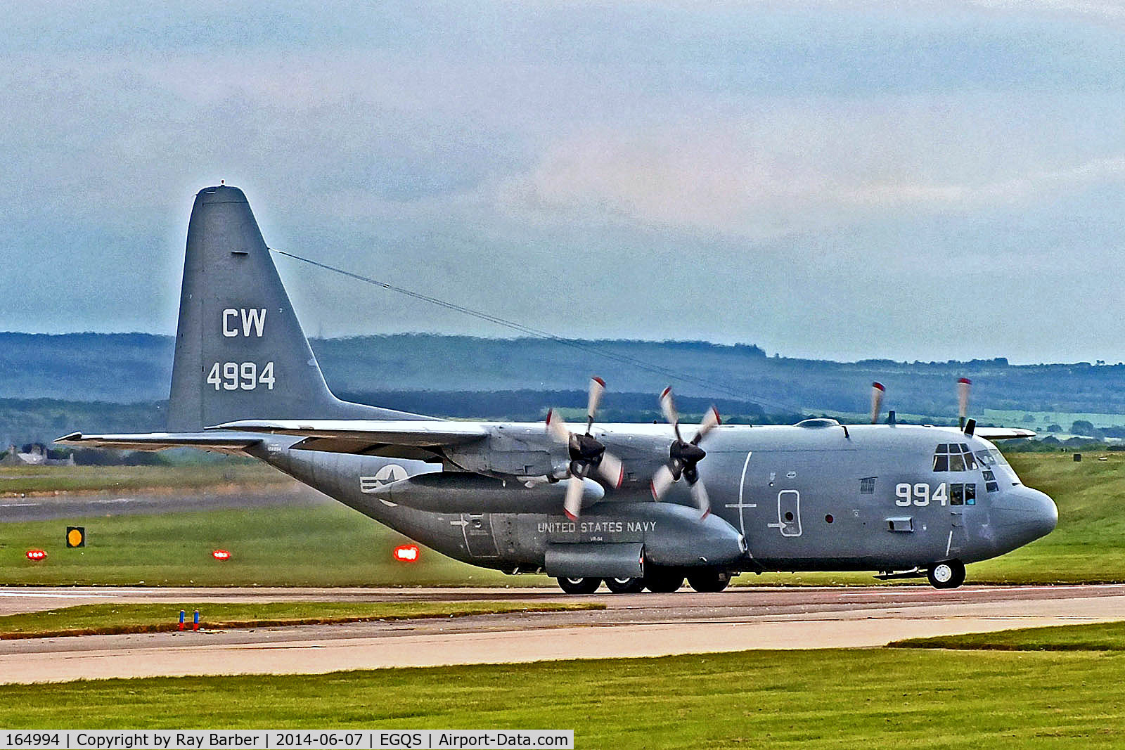164994, Lockheed C-130T Hercules C/N 382-5299, 164994   Lockheed C-130T Hercules [5299] (United States Navy) RAF Lossiemouth~G 07/06/2014