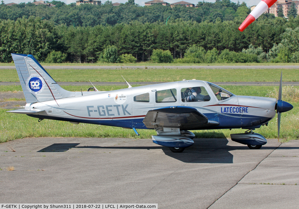 F-GETK, Piper PA-28-181 Archer II C/N 28-8490059, Arriving to his parking... Additional 'Latecoere' titles