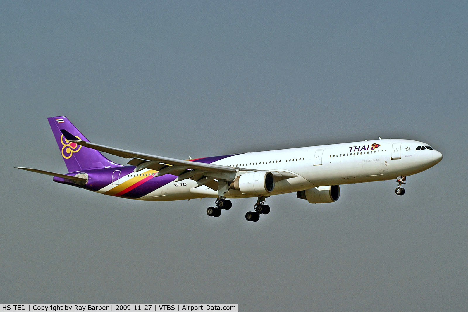 HS-TED, 1994 Airbus A330-321 C/N 064, HS-TED   Airbus A330-321 [064] (Thai Airways International) Bangkok Suvarnabhumi Int'l~HS 27/11/2009