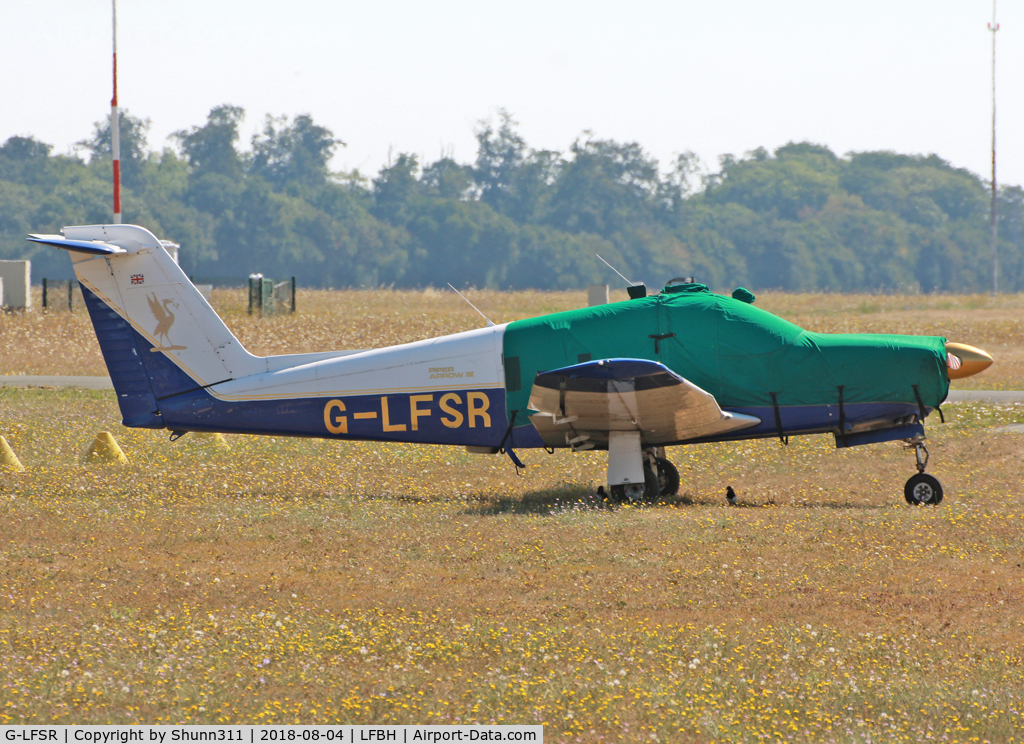 G-LFSR, 1979 Piper PA-28RT-201 Arrow IV Arrow IV C/N 28R-7918091, Parked in the grass...