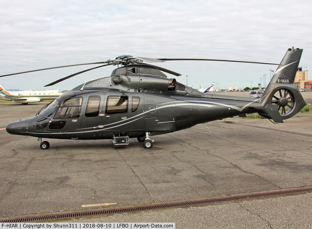 F-HIAR, 2003 Eurocopter EC-155B-1 C/N 6642, Parked at the General Aviation area...