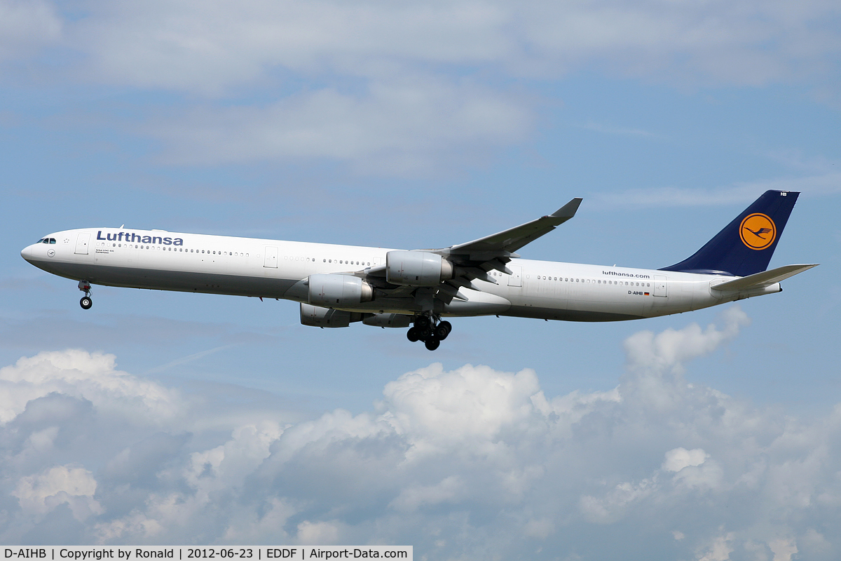 D-AIHB, 2003 Airbus A340-642 C/N 517, at fra