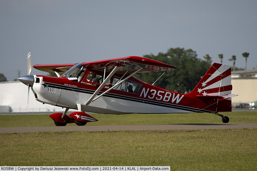 N35BW, 1992 American Champion 8KCAB Super Decathlon C/N 678-92, American Champion 8KCAB Super Decathlon  C/N 678-92, N35BW